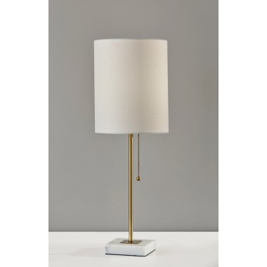 Adesso Fiona Table Lamp Brass