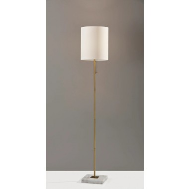 Adesso Fiona Floor Lamp Brass