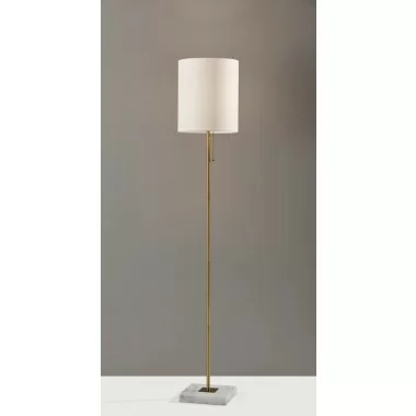 Adesso Fiona Floor Lamp Brass