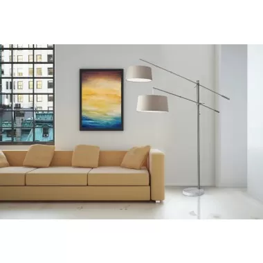 Adesso Manhattan Two-Arm Arc Lamp 9