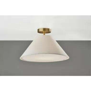 Adesso Finley Tapered Flush Mount 