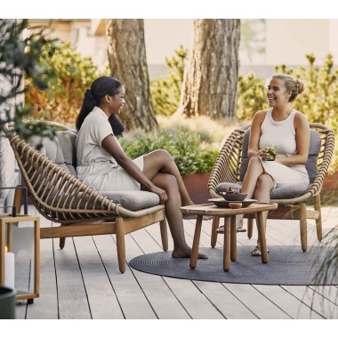 Cane-Line Strington Lounge Chair outdoor view