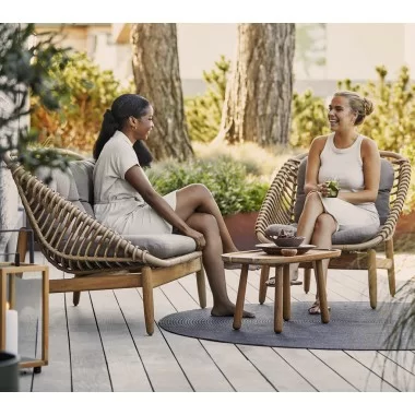 Cane-Line Strington Lounge Chair outdoor view