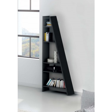 TemaHome Delta Shelving Unit 001 in Pure Black - Lifestyle