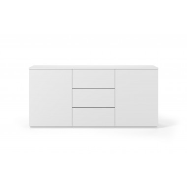 TemaHome Join 180H1 Wood Top With Sub-Base in Pure White - Front