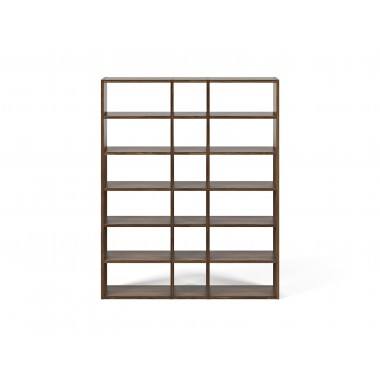 TemaHome Pombal Bookshelf Comp. 2010-018 in Walnut Finish - Front