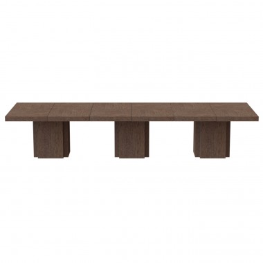 TemaHome Dusk Extra-Long Conference Table in Chocolate