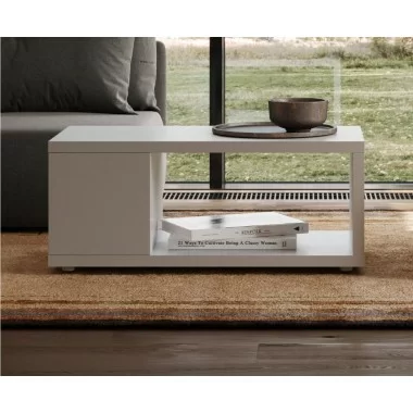TemaHome Berlin Coffee Table in Pure White - Lifestyle