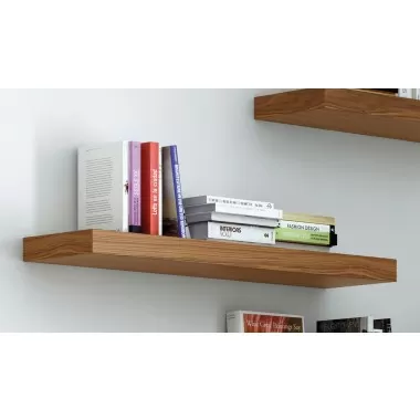 TemaHome Balda 90 Cm Hanging Wall Shelf in Walnut - Lifestyle 3