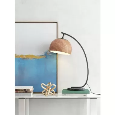 Zuo Modern Brentwood Table Lamp Brown And Black - Lifestyle