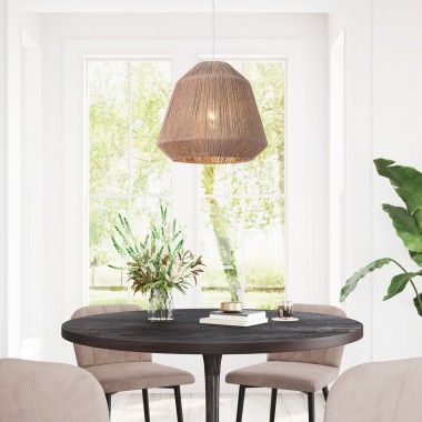Zuo Modern Impala Ceiling Lamp Brown - Lifestyle 2
