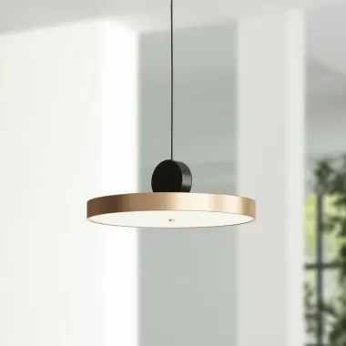 Zuo Modern Mozu Ceiling Lamp Gold And Black - Lifestyle