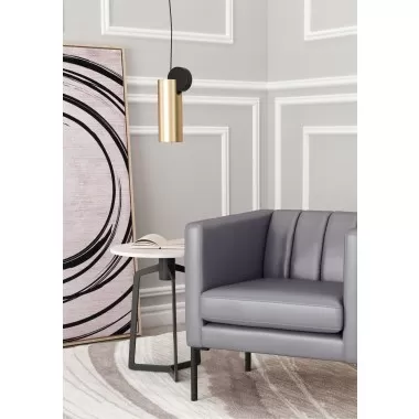 Zuo Modern Martiza Ceiling Lamp Gold And Black - Lifesytle 