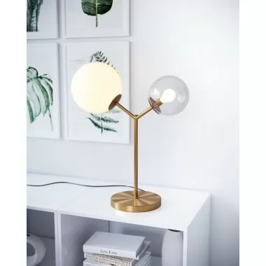 Zuo Modern Constance Table Lamp Brass - Lifestyle