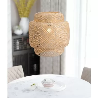 Zuo Modern Finch Ceiling Lamp Natural - Lifestyle 