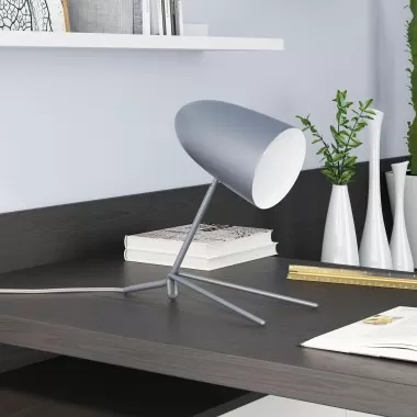Zuo Modern Jamison Table Lamp Gray - Lifestyle 3