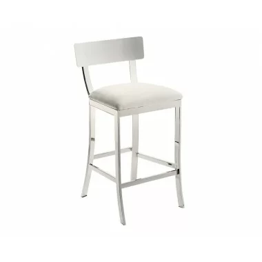 SUNPAN Maiden Counter Stool - White, Frontview