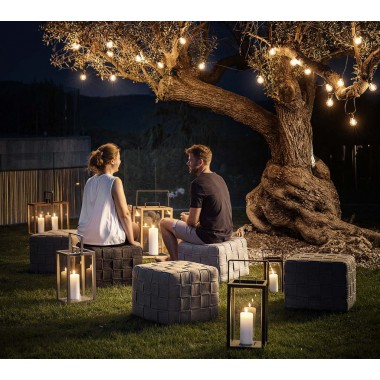 Cane-Line Cube Footstool 