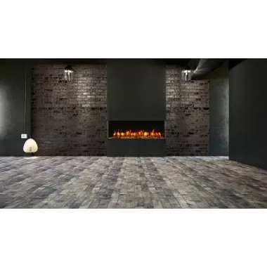 Amantii 60" Unit - 10 5/8" In Depth 3 Sided Glass Fireplace - Lifestyle