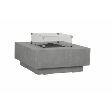 Sunset West Gravelstone Square Fire Table