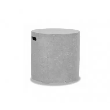 Sunset West Gravelstone Round Tank Cover - Front Side Angle