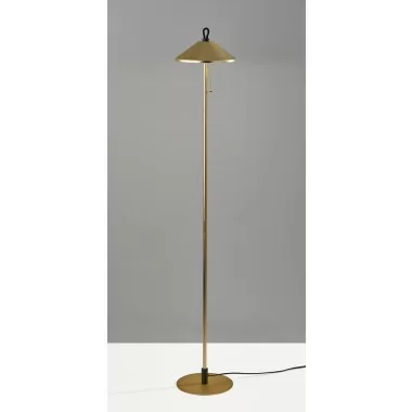 Adesso Kaden Floor Lamp Brass