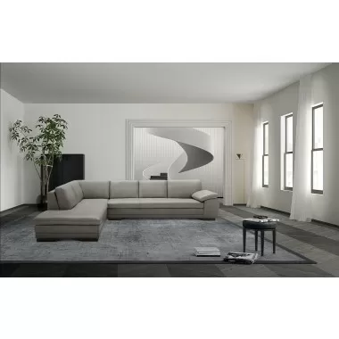 J&M Furniture 625 Italian Leather Sectional 