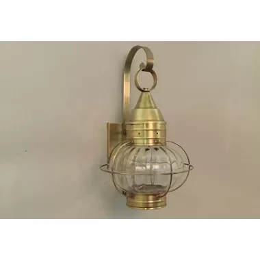631 Small Wall-Mount Onion Light - AB Finish