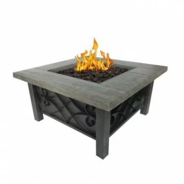 Bond Marbella Steel Gas Firebowl
