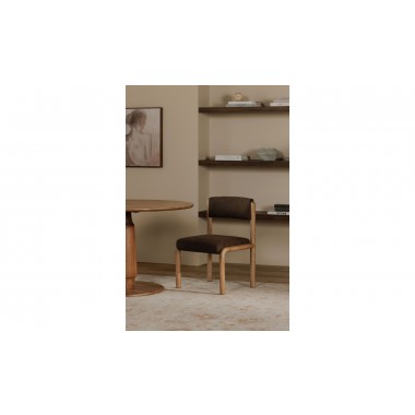 April Dining Chair Deep Brown-Set Of Two