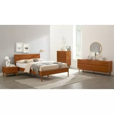 Greenington Ventura Cal King Platform Bed Amber - Lifestyle