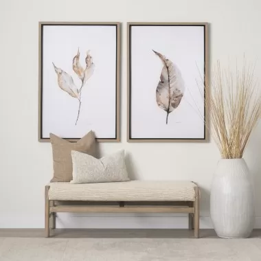 Mercana Tadi Rectangular Dark Brown Wood With Rug Seat Bench 