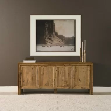 Mercana Notts Brown Wood 4-Door Closed Sideboard