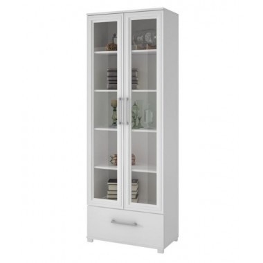 Serra 1.0- 5-Shelf Bookcase in White