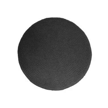 Cane-Line Discover Rug, Dia 78.8",Cane-line Soft Rope, Dark Grey