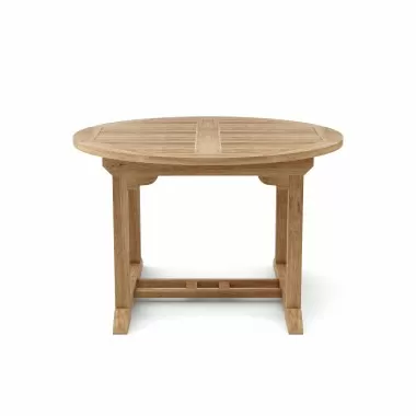Bahama 71" Oval Extension Table Extra Thick Wood-1