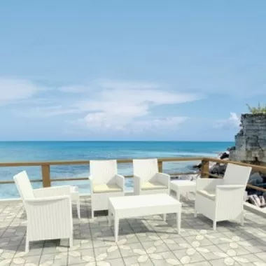 California Wickerlook Casual Seating Set 7 Piece