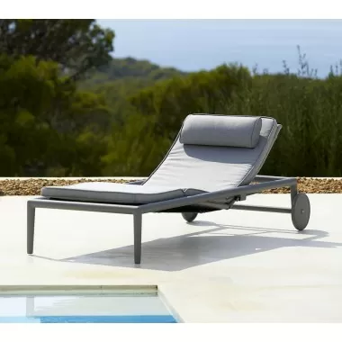 Cane-Line Conic Sunbed W/Gas Spring Outdoor