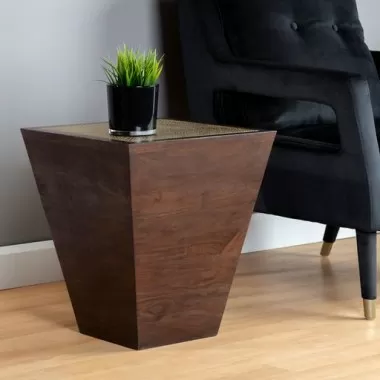Sunpan Eve End Table in Medium / Large - Lifestyle