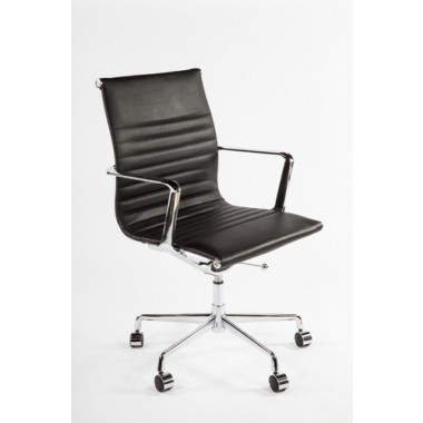 Stilnovo  Mid-Century Genuine Leather Executive Office Chair