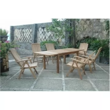 Anderson Teak Katana 7-Piece Outdoor Dining Set 1