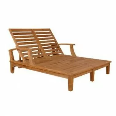 Anderson Teak Brianna Double Sun Lounger with Arm-1