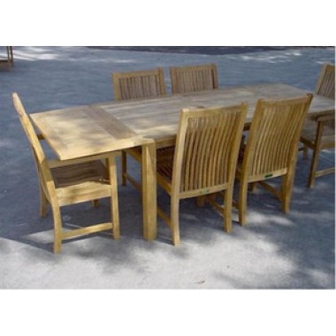 Anderson Teak Bahama 95" Rectangular Table w/ Double Leaf Extensions