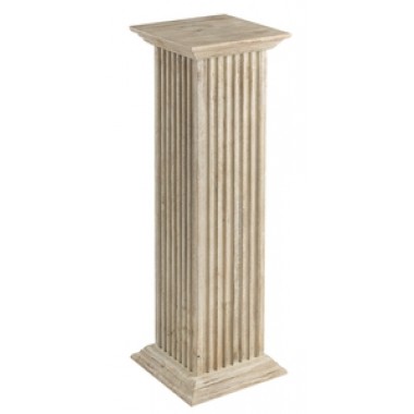 Cooper Classics Square Fluted Pedestal 30"