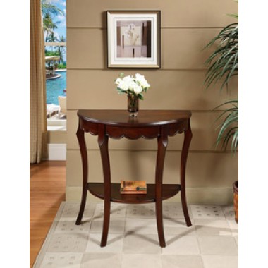 All Things Cedar Half Moon Console Table