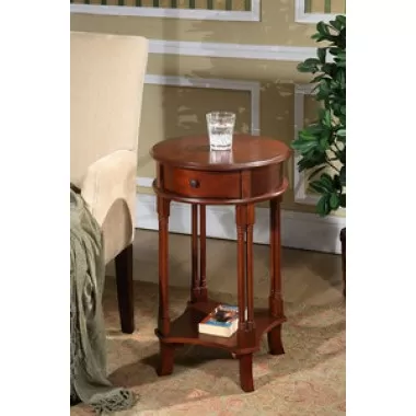 All Things Cedar Round Accent Table