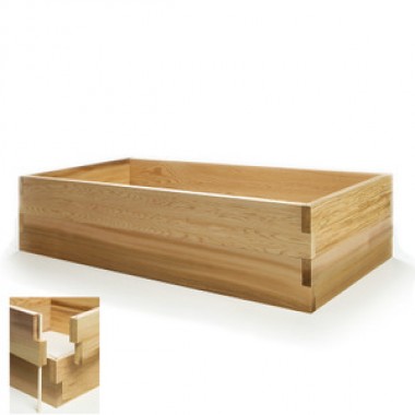 All Things Cedar 4 ft. Double Raised Garden Earth Box
