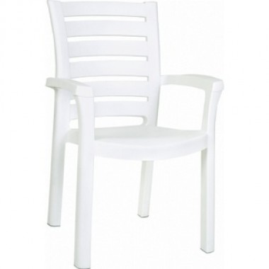 Compamia Marina Resin Dining Arm Chair White - Set of 4