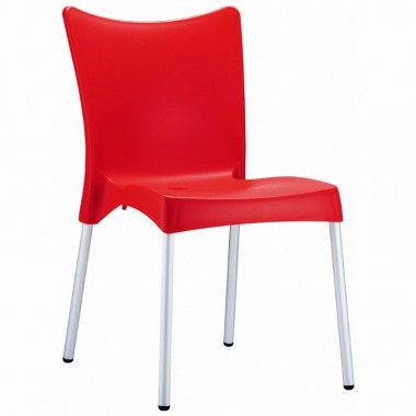 Compamia Juliette Resin Dining Chair Red - Set of 2