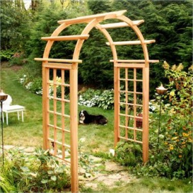 Creekvine Designs Cedar Arched Arbor